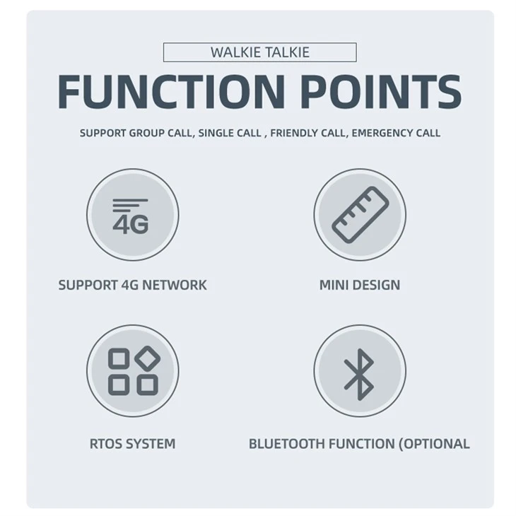 Super Mini POC Walkie Talklie