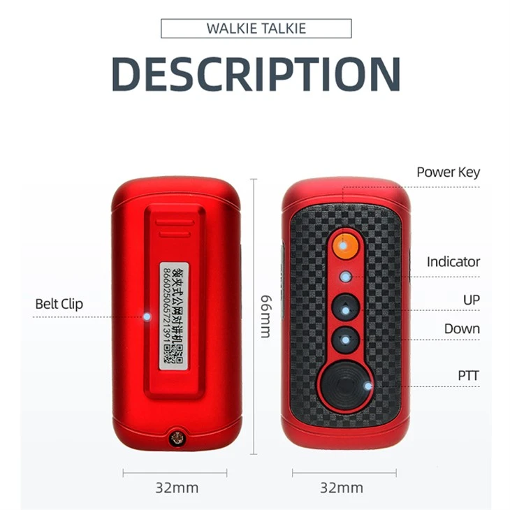 Super Mini POC Walkie Talklie